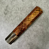 Custom Japanese Knife handle (wa handle) for 165-210mm - Koa and horn