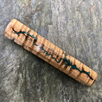 Custom Japanese Knife handle (wa handle) - Litchenberg Malachite