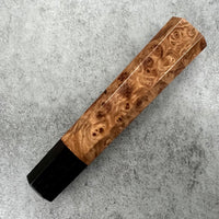 Custom Japanese Knife handle (wa handle) for 240mm : Japanese Elm Burl