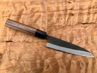 Shiro Kamo AS Kurouchi Tsuchime Chef petty/ utility 150mm