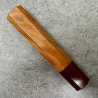 Custom Japanese Knife handle (wa handle) for 165-210 mm : Itauba and Brazilian ebony