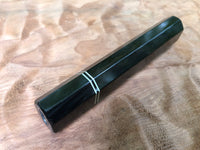 Custom Japanese Knife Handle (Wa Handle) - Gabon Ebony and Horn