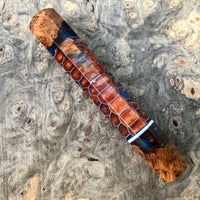 Custom Japanese Knife handle (wa handle) - cherry burl hybrid