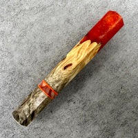 Custom Japanese Knife handle (wa handle) for 165-210mm: Buckeye Burl Hybrid