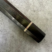 Custom Japanese Knife handle (wa handle) for 165-210mm - African Blackwood and copper