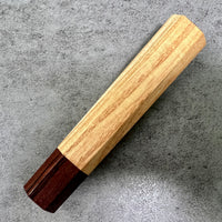 Custom Japanese Knife handle (wa handle) for 240mm : Rare American chestnut and Honduran Rosewood