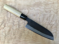 Mutsumi Hinoura Nashiji Stainless clad W2 Santoku 165mm