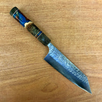 Custom Yu Kurosaki Raijin Cobalt Special Steel Bunka 165mm - buckeye hybrid