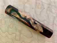 Custom Japanese Knife handle (wa handle) - Honduran Rosewood Burl hybrids