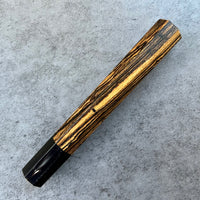 Custom Japanese Knife handle (wa handle) for 240mm - Bocote and horn