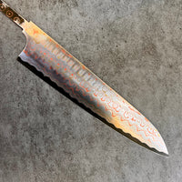 Nigara Hamono Rainbow Damascus B2 Gyuto 240 mm - Blade Only