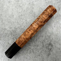 Custom Japanese Knife handle (wa handle) for 240mm : Japanese Elm Burl