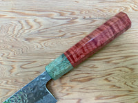 Tsunehisa AUS10 Tsuchime Damascus Gyuto 210 - Curly Maple