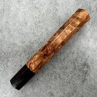 Custom Japanese Knife handle (wa handle) for 240mm : Japanese Elm Burl