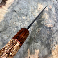 Custom Manaka Kisuke Aogami 2 Bunka 165mm - Mango Burl and desert Ironwood