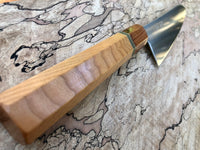 Custom Tsunehisa Ginsan 3 Migaki Gyuto 210 (8”) with Curly Cherry