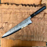 Custom Hatsukokoro Inazuma Ao Super Gyuto 270 mm - Ebony and Buffalo horn