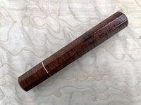 Custom Japanese Knife Handle - Ringed Gidgee and copper