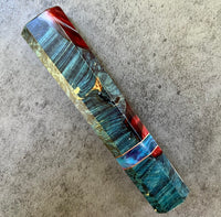 Custom Japanese Knife handle (wa handle) for 165-210mm: box elder hybrid