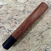 Custom Japanese Knife handle (wa handle) for 240mm : Granadillo and African Blackwood