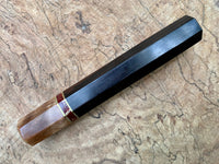 Custom Japanese Knife handle (wa handle) - Nice African Blackwood and Sugi Cedar