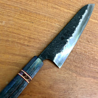 Manaka Kisuke Aogami 2 Gyuto 210mm - Dyed spalted curly maple