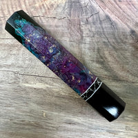 Custom Japanese Knife handle (wa handle) for 165-210mm - box elder hybrid with ebony