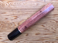 Custom Japanese Knife handle (wa handle) for 165-210mm - Local Eastern Red Cedar and horn