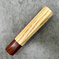Custom Japanese Knife handle (wa handle) for 165-210mm : Rare American chestnut and Honduran Rosewood