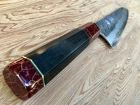 Custom Yu Kurosaki Fujin Hammered 240mm (10”) Gyuto Chef Knife- Ebony and stone