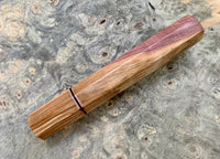 Custom Japanese Knife handle (wa handle) - Local Two-tone Eastern Red Cedar