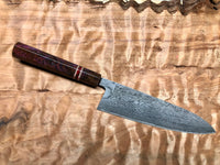 Custom Shiro Kamo Black Damascus SG2 Gyuto 210