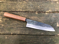 Ittetsu Iron Clad Kurouchi Santoku 165mm - Shirogami #1