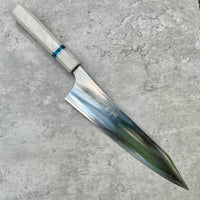 Custom Yu Kurosaki Gekko HAP40 Gyuto 240mm - White pearl and turquoise