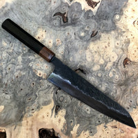 Custom Manaka Kisuke Aogami 2 Gyuto 210mm - Ancient Bog Oak