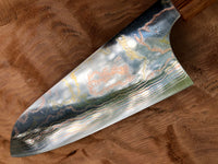 Kurosaki Ao2 Rainbow Damascus Santoku 165mm