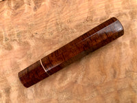 Custom Japanese Knife Handle - Ringed Gidgee and copper