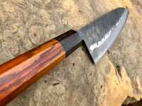 Custom Sugi Fujiwara Shirogami 1 Gyuto 210 - Siamese Rosewood and African Blackwood