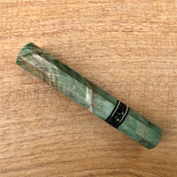 Custom Japanese Knife handle (wa handle) - dyed box elder