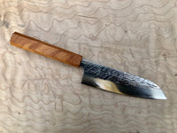 Yu Kurosaki Raijin Cobalt Special Steel Hammered Santoku Knife 165mm