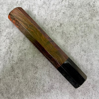 Hanoi Made Custom Japanese Knife handle (wa handle) for 240 : Rosewood and horn