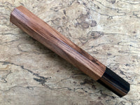 Custom Japanese Knife handle (wa handle) for 240mm - Honduran Rosewood and Macassar ebony