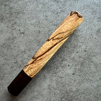 Custom Japanese Knife handle (wa handle) for petty knives: Zebrawood and Wenge