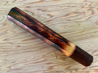 Custom Japanese Knife handle (wa handle) - Burnt Osage Orange