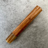 Custom Japanese Knife handle (wa handle) for 165-210mm : Tasmanian Blackwood and horn