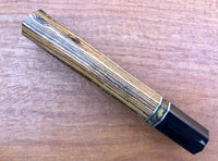 Custom Japanese Knife handle (wa handle) for 240mm - Bocote, resin and horn