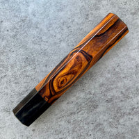 Custom Japanese Knife handle (wa handle) for 240mm - Sonoran Desert Ironwood and horn
