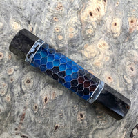 Custom Japanese Knife Handle - Hybrid Honeycomb