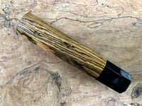 Custom Japanese Knife handle (wa handle) for 165-210mm - Bocote and horn