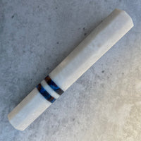 Custom Japanese Knife handle (wa handle) for 165-210mm : White pearl and infrared double stripe